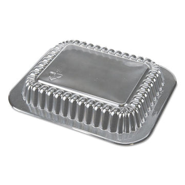 Durable Packaging Dome Lids For 1.5 Lb Oblong Containers, 6.56 X 4.63 X 2, Clear, 500-carton freeshipping - TVN Wholesale